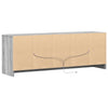 Harmaa tv-taso led-valoilla Basch 139,5x34x50cm (puinen)