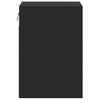 Musta tv-seinäkaappi Awwad 41x31x45cm (led-valoilla)