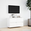 Weißer TV-Wandschrank Awwad 80x31x45cm (mit LED-Beleuchtung)