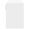 Weißer TV-Wandschrank Awwad 80x31x45cm (mit LED-Beleuchtung)