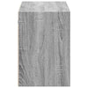 Grauer TV-Wandschrank Awwad 100x31x45cm (mit LED-Beleuchtung Sonoma)