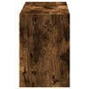 Awwad TV-Wandschrank Rauch Eiche 130x31x45cm (mit LED-Beleuchtung)