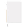 Weißer TV-Wandschrank Hairi 41x31x45cm (mit LED-Beleuchtung)