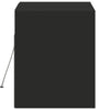 Schwarzer TV-Wandschrank Antinogel 80x31x35cm (mit LED-Beleuchtung)