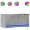 TV-Wandschrank Antinogel, betongrau, 80x31x35 cm (mit LED-Beleuchtung)