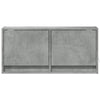 TV-Wandschrank Antinogel, betongrau, 80x31x35 cm (mit LED-Beleuchtung)