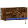 TV-Wandschrank Savutammi Antinogel 80x31x35cm (mit LED-Beleuchtung)