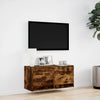 TV-Wandschrank Savutammi Antinogel 80x31x35cm (mit LED-Beleuchtung)