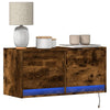 TV-Wandschrank Savutammi Antinogel 80x31x35cm (mit LED-Beleuchtung)