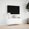 Weißer TV-Wandschrank Antinogel 100x31x35cm (mit LED-Beleuchtung)