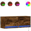 TV-Wandschrank Rauch Eiche Antinogel 100x31x35cm (mit LED-Beleuchtung)
