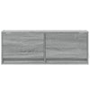 Grauer TV-Wandschrank Antinogel 100x31x35cm (mit LED-Beleuchtung Sonoma)