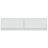 Weißer TV-Wandschrank Antinogel 140x31x38cm (mit LED-Beleuchtung)