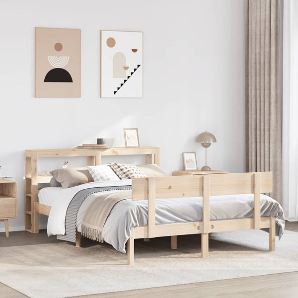 Bett mit Matratze Bradatan 120x200cm (Kiefer)