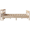 Bett mit Matratze Brinduse 120x200cm (Kiefer)