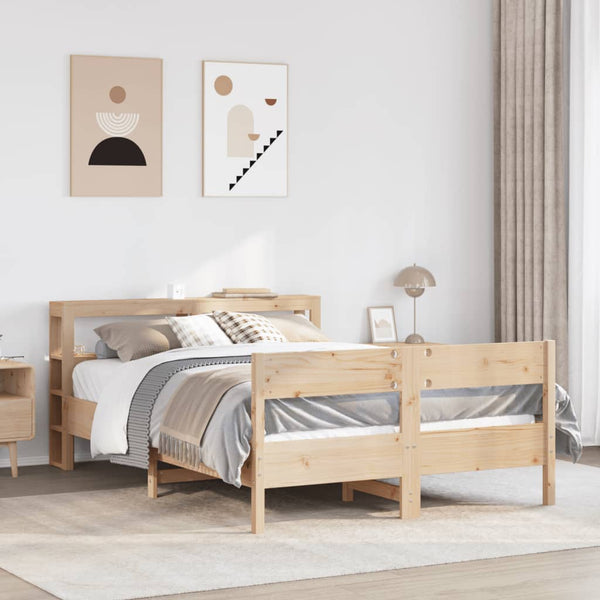 Bett mit Matratze Brinduse 120x200cm (Kiefer)