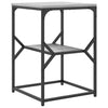 Grauer Beistelltisch Ligenta 41x40x60cm