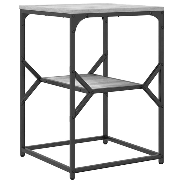 Grauer Beistelltisch Ligenta 41x40x60cm