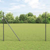 Grauer Zaun 1,5 m x 10 m inklusive Pfähle
