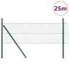 Zaun 0,8 m x 25 m, mit Pfosten grau