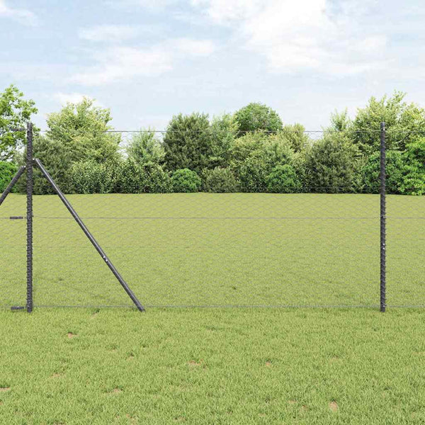 Harmaa aita paalujen kera 1.2 x 25 m