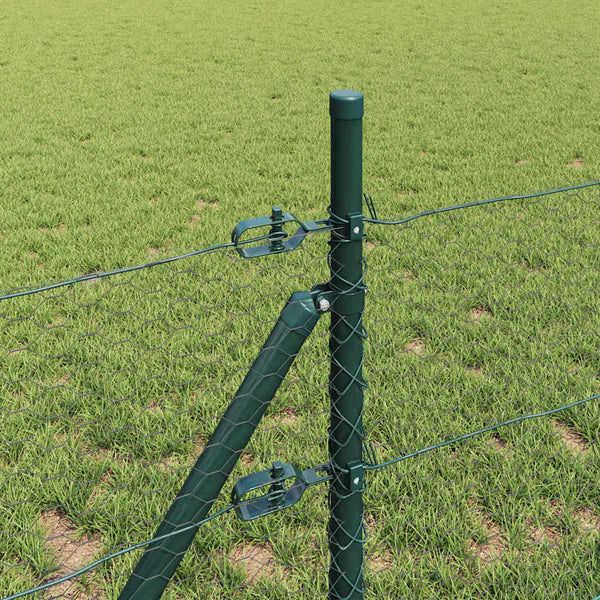 0.5 x 50 m harmaa aita paaluilla