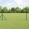 Grauer 0,5 x 50 m Zaun mit Pfosten