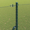 Zaun 50 m mit grauen Pfosten 1.5
