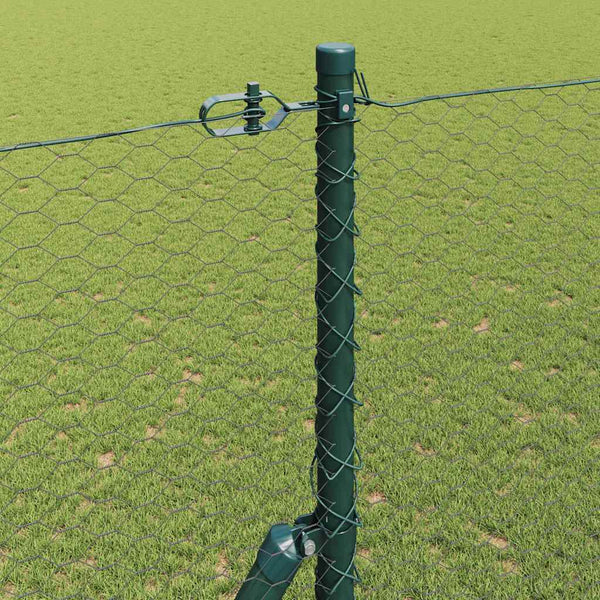 Grauer Zaun 1,6 x 50 m mit Pfählen