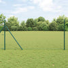 Zaun 1 x 100 m grau mit Pfosten