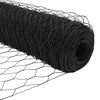 Zaun grau mit Pfählen 1 x 100 m