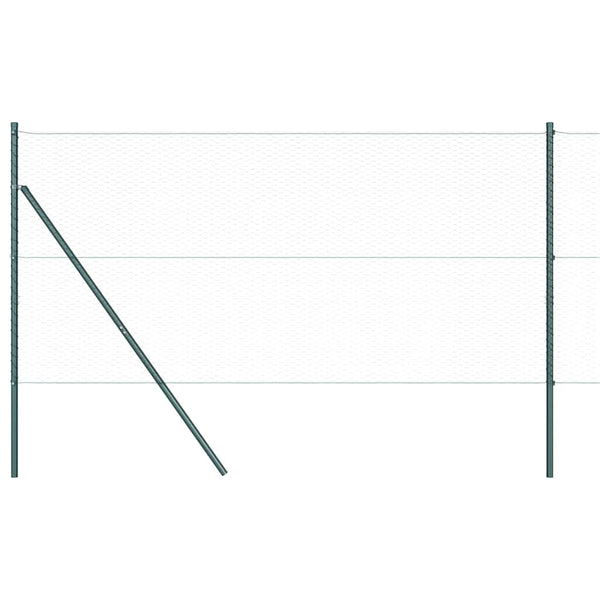 Harmaa 100 m x 1.2 aita paalujen kanssa