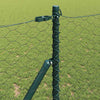 Zaun mit Pfosten 100 m x 1.2 grau