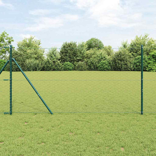 Zaun mit Pfosten 100 m x 1.2 grau