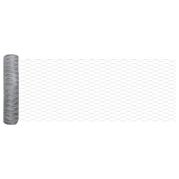 0,4 m x 10 Zäune Silber mit Pfosten