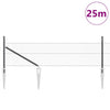 Aita 0.5 x 25 m, harmaa ja paalut