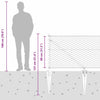Aita 0.8 m x 25 m harmailla paaluilla