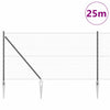 Harmaa aita 1.2 x 25 m paalujen kanssa