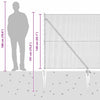 Aita 1.4 x 50 m harmailla paaluilla