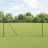 1,6 x 100 m grauer Zaun mit Pfählen