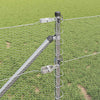 0,6 x 25 m Hopea aita paalujen kanssa