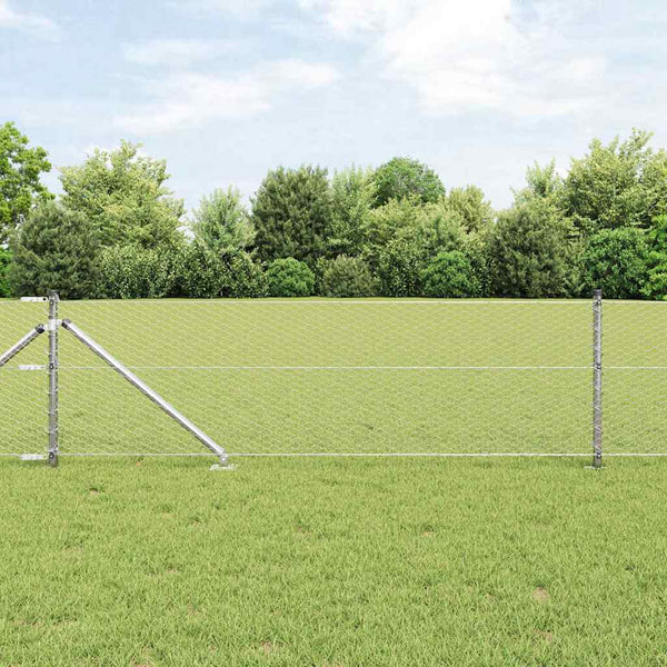 0.6 x 100 m hopea aita paalujen kera