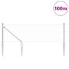0.6 x 100 m hopea aita paalujen kera