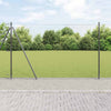 Aita 1.6 x 10 m harmaan värinen paalujen kanssa