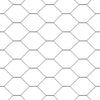 1,2 x 25 m grauer Zaun mit Pfählen