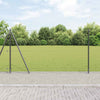 1,2 x 25 m grauer Zaun mit Pfählen