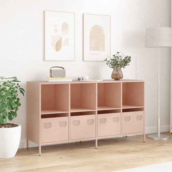 Pinkki senkki Madalyn 135x39x73,5cm (kylmävalssattu teräs)