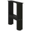 Beine für Couchtisch Friderica 40x(30-31)cm (2 Stk. Stahl)