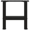 Beine für Couchtisch Friderica 40x(30-31)cm (2 Stk. Stahl)
