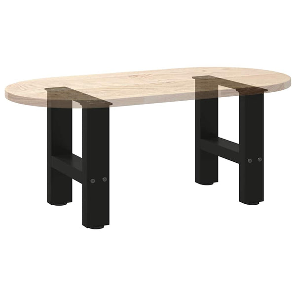 Beine für Couchtisch Friderica 40x(30-31)cm (2 Stk. Stahl)
